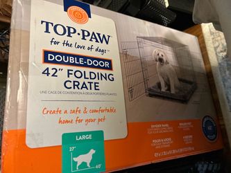 Large Dog Crate With Mat
