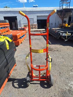 Wesco Heavy Duty Gas Cylinder Hand Truck / Cart Dolly with Strap