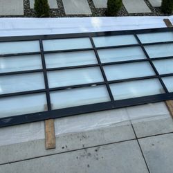 16x7 Aluminum Modern Garage Door