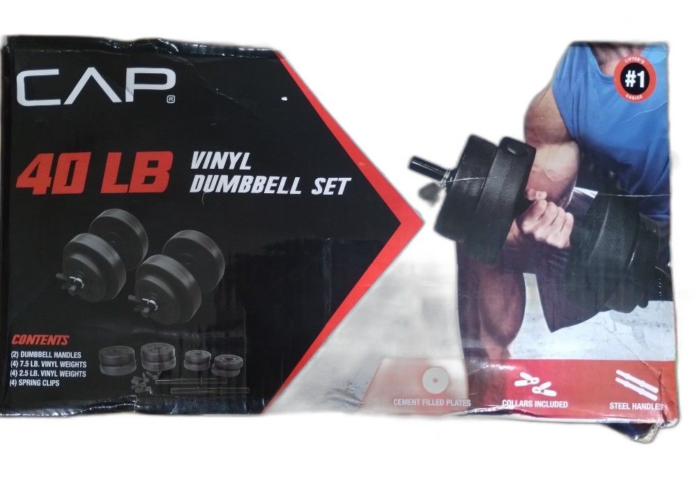40 LB CAP Dumbbell Set