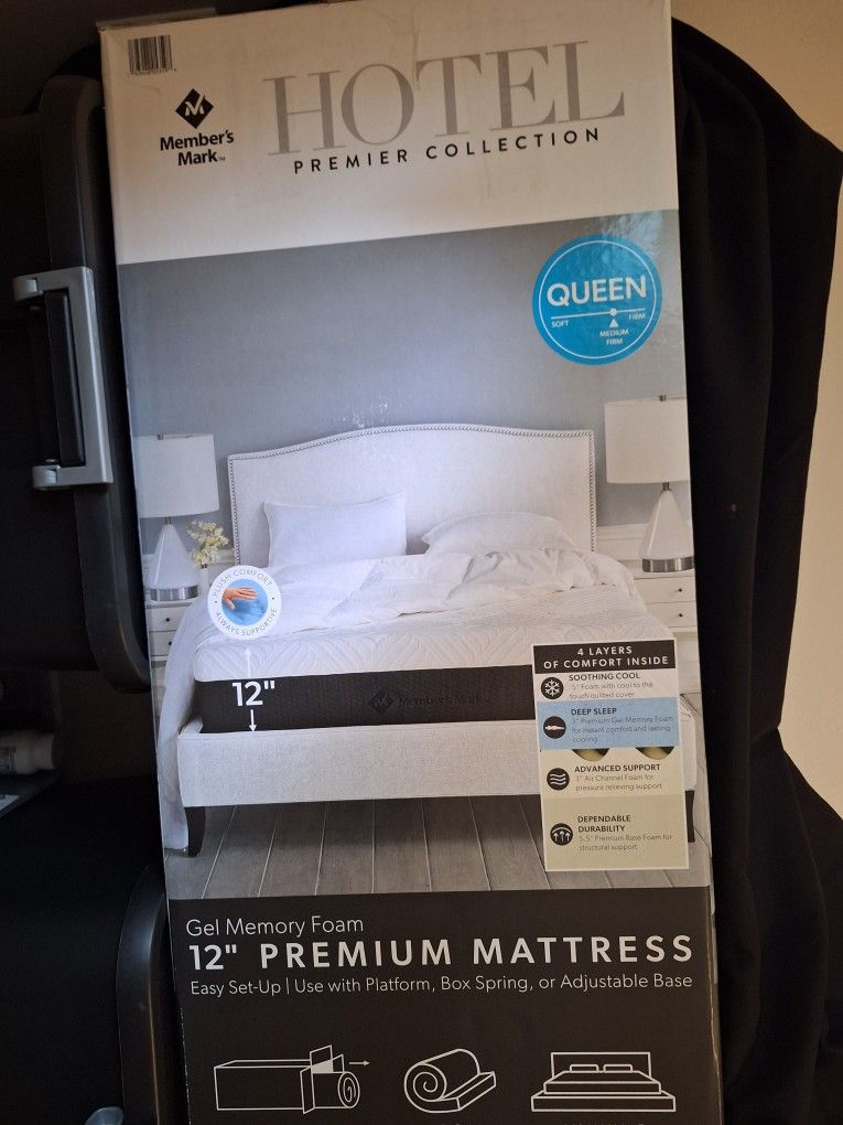 12' Gel MEMORY FOAM PREMIUM MATRESS