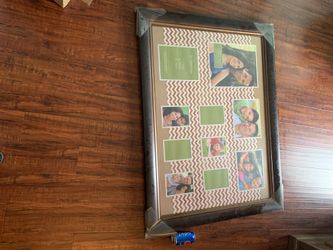 New 3 foot x 4 foot picture frame, heavy wood.