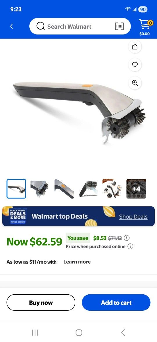 Motorized Grill Brush Temp Fork