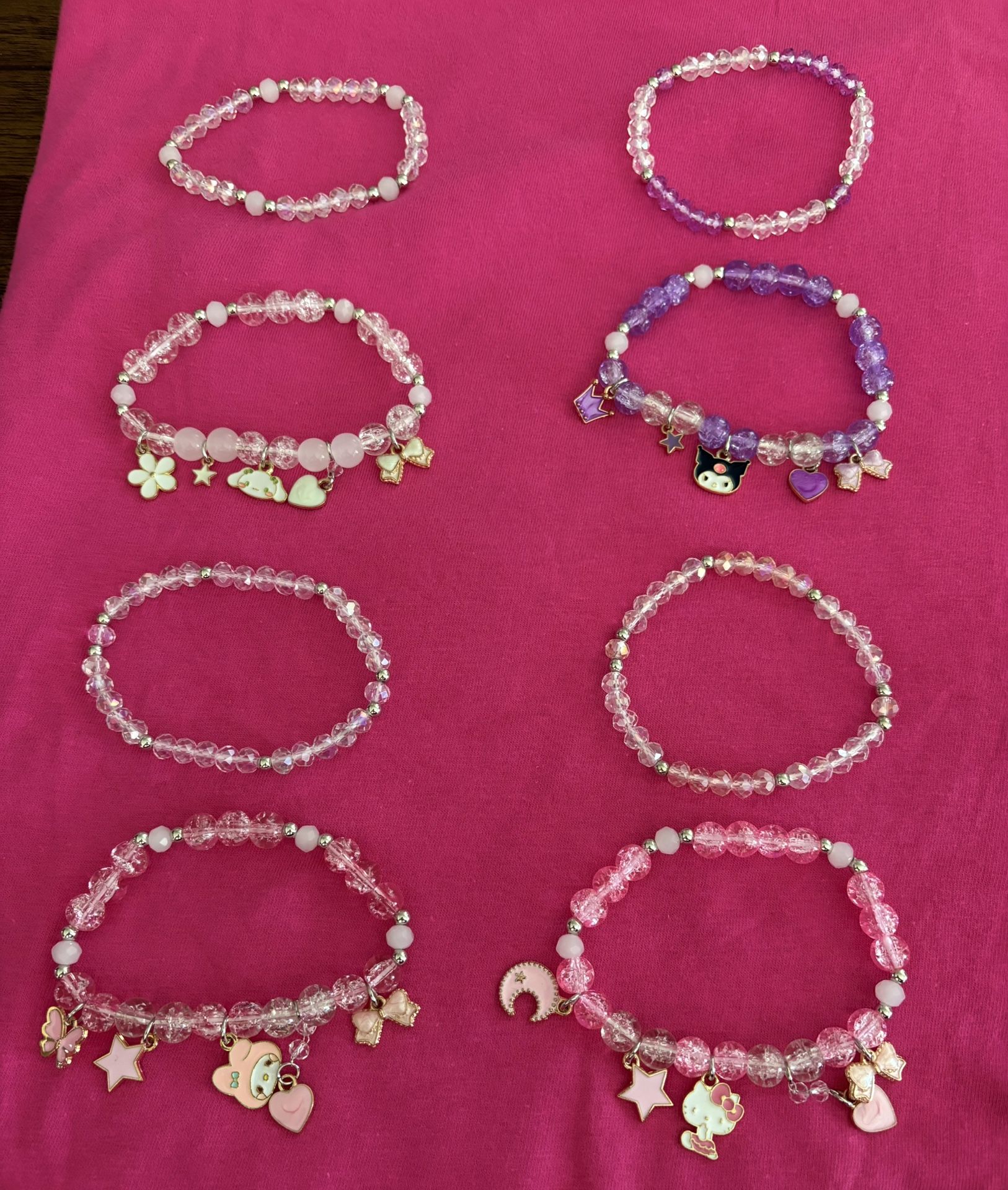 New Set Of Sanrio Bracelets Hello Kitty Cinnamarol