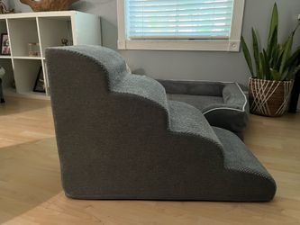 4 Step Sturdy Padded Pet Dog Ramp Stairs