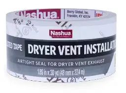 NASHUA TAPE - 1.89 in. x 30 yd. Dryer Vent Installation Air Duct Accessory Duct Tape