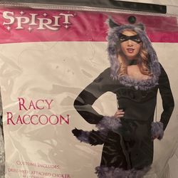 Racy Raccoon Halloween Costume 