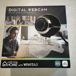 Vivitar Digital WebCam Clip On Camera 