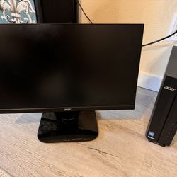 Acer Monitor And Computer 
