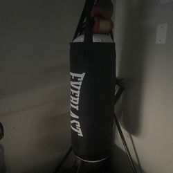 Punching bag and foosball table