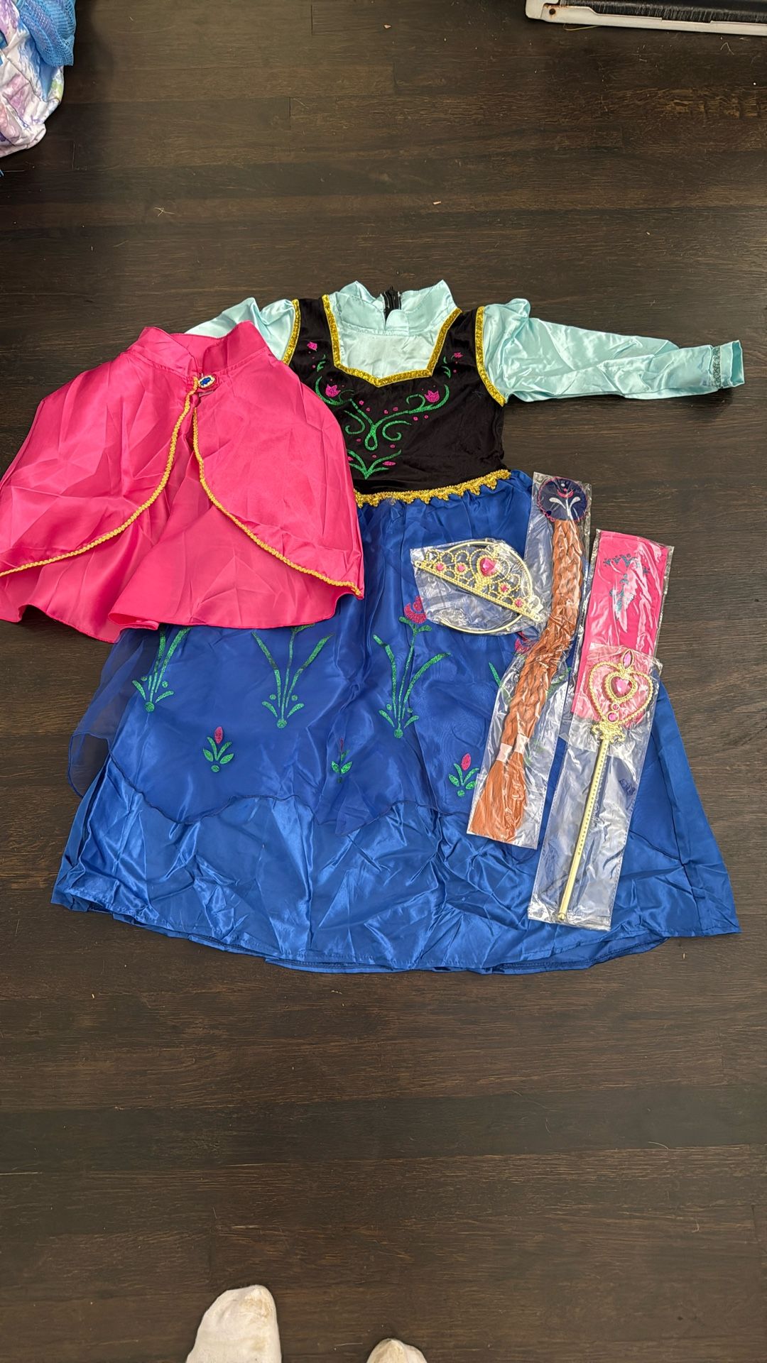 Anna From Frozen Halloween Costume Size 6-8 Girls  