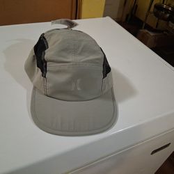 Men's Hurley Running Hat Light Weight Gray Brand New 