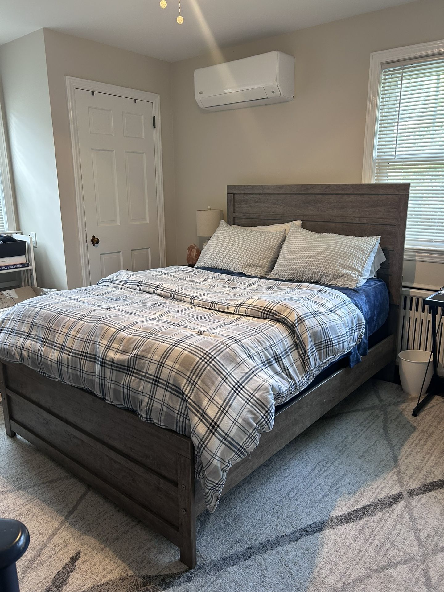 Full Size Bed Frame and Nectar Mattress