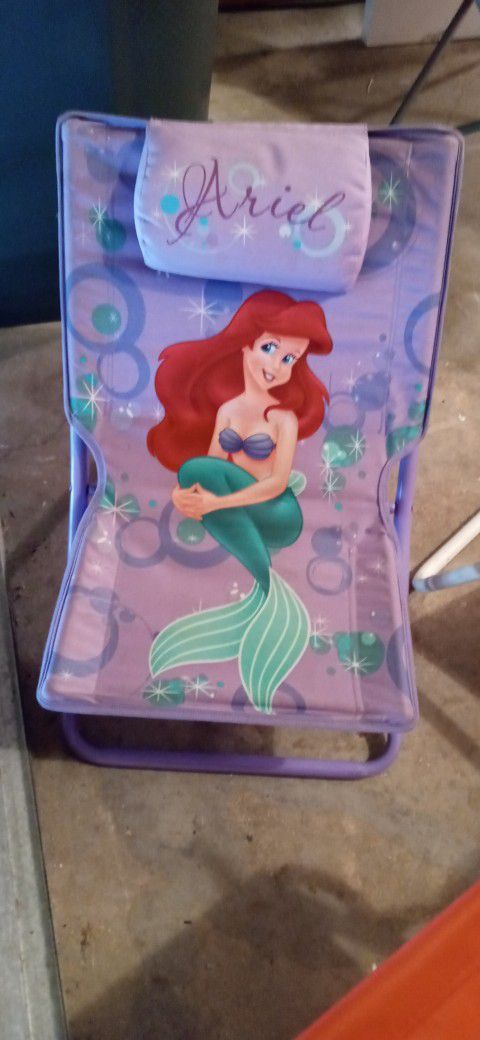 Ariel Mermaid Kid Chair