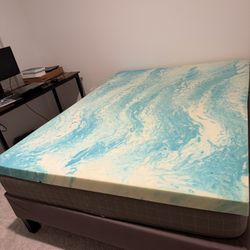 Bed Frame With ikea mattress and form Mattress