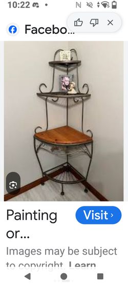 Corner bakers rack