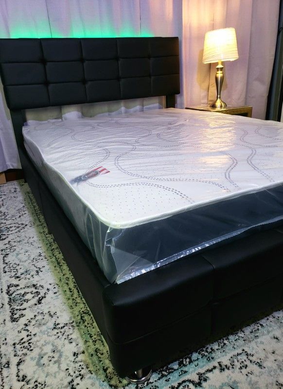 NEW FULL MATTRESS & BOX SPRING, BED FRAME IS NOT INCLUDED Furniture