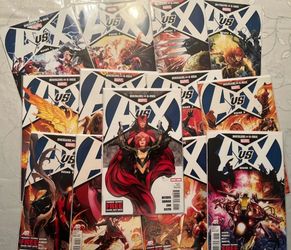 AVENGERS VS X-MEN COMPLETE SET #0-12 SAN DIEGO COMIC CON MOVIE ANNOUNCEMENT MARVEL COMICS