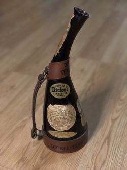 Vintage Dickel whiskey decanter bottle