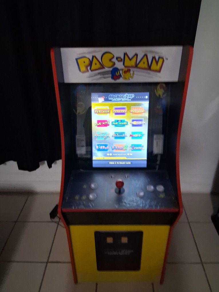 Arcade 1 Up Machine With Games Selections