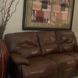 Leather Couch 