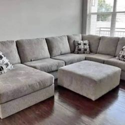 Living room ottoman couch