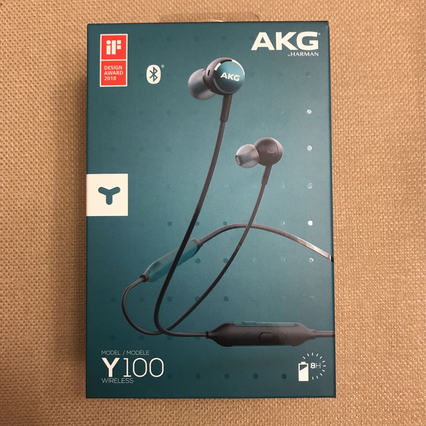 AKG Y100 Wireless Bluetooth Earbuds - Green
