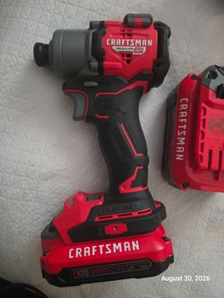 Craftsman V20 Brushless Impact Driver with Battery and Charger