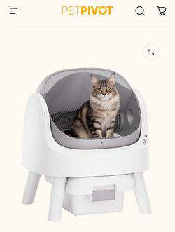 Automatic self cleaning litter box