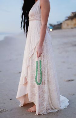 Handmade Boho Wedding Dress $75