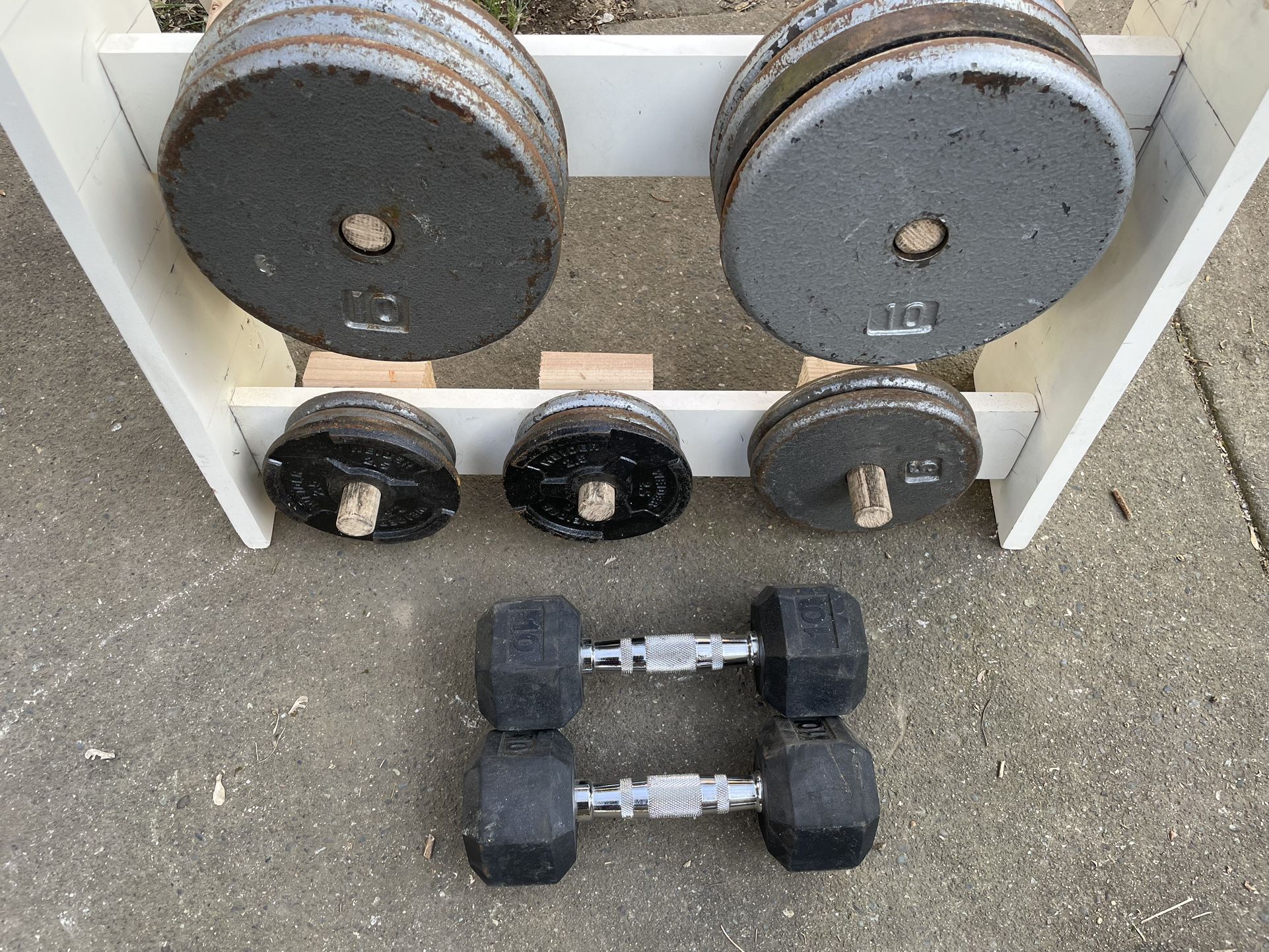 Weight Set/ Home Gym for Sale in Seattle, WA OfferUp