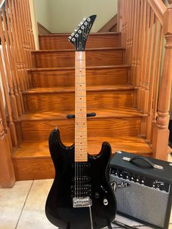 Aria Pro II SLST 3 Vintage Guitar w/ Fender Amp