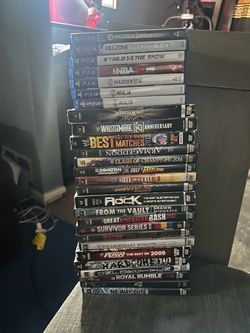 Wrestling  DVD Collection/PS4 games