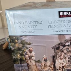 Hand Painted  Nativity 