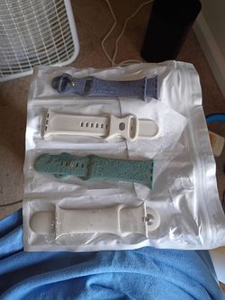4 Silicone Apple Watch Bands