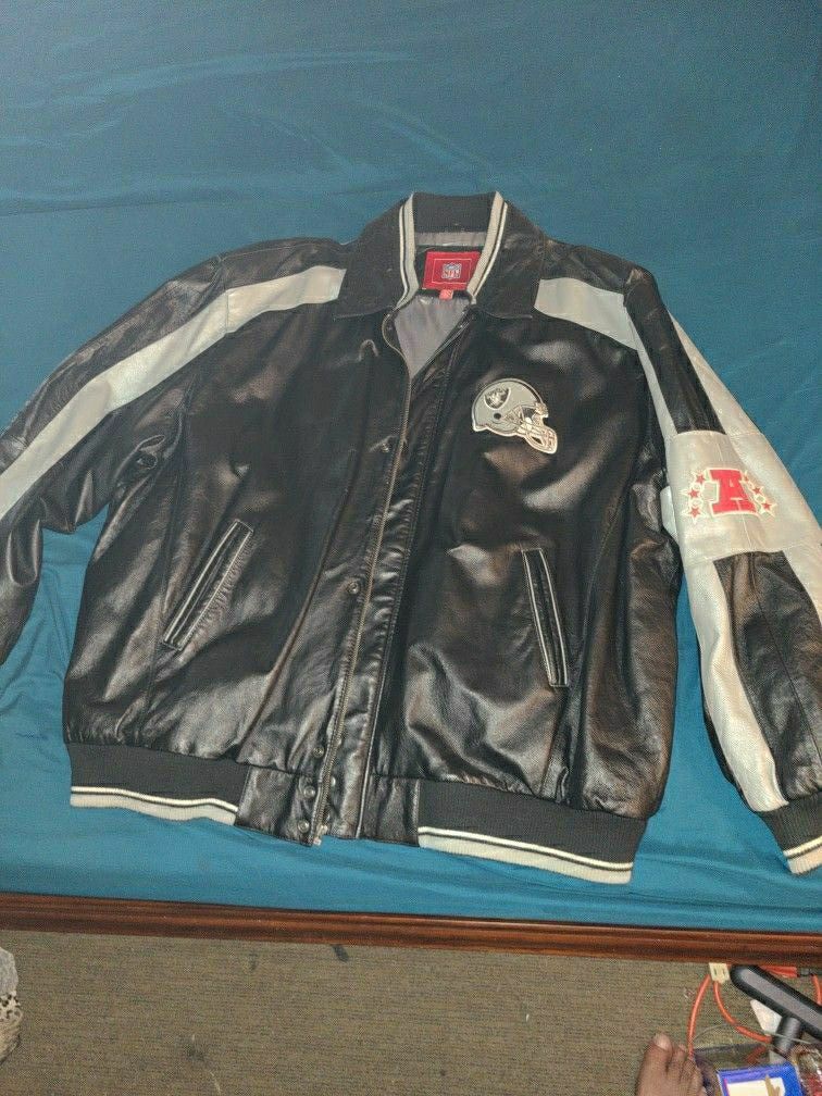 Authentic Raiders Leather Jacket
