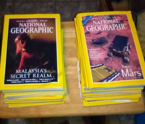 NATIONAL GEOGRAPHIC books/magazines '80s, '90s, 2000 DELIVERY available