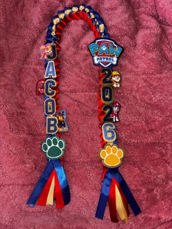 Graduation lei personalized