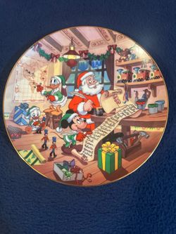 Vintage Collector Plate from Mickey's Holiday Magic collection "Naughty or Nice?"