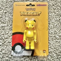 Limited Pokémon Pikachu BEARBRICK Bear Brick Pokemon Center Exclusive