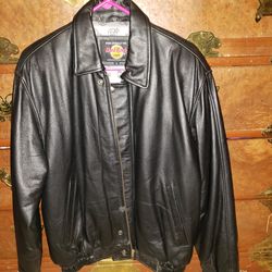 Hard rock leather jacket