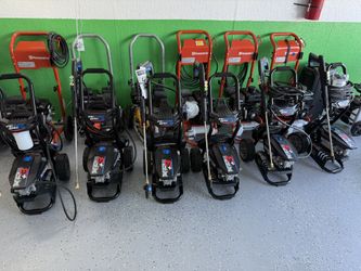 Gas & Electric Pressure Washer.