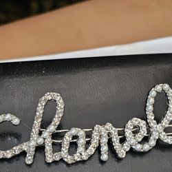 Hair BARETTE  3.5 INCH SILVERTONE 