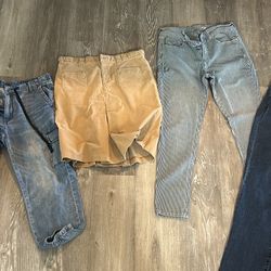 Women’s Size 12 Fall Starter Set Three Pair Of Jeans, One Corduroy Skirt All Popular Brands Ralph Lauren
