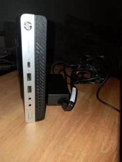 HP EliteDesk 800 G3, Mini PC, i5-7500T, 2.70ghz, 16 GB ram, 500GB ssd