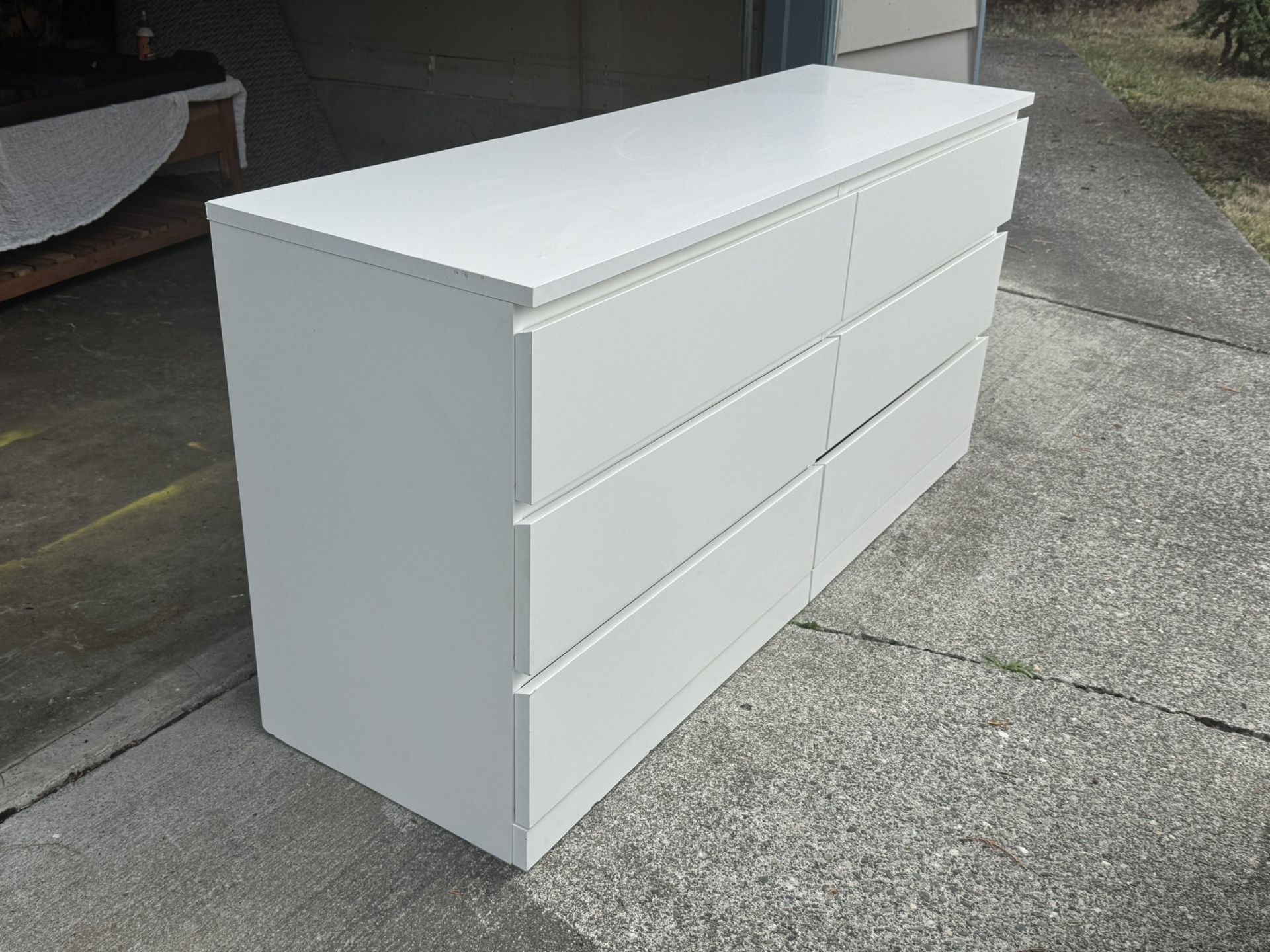 White IKEA Dresser
