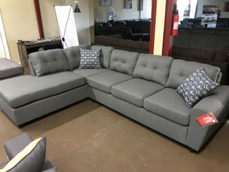 Grey sectional sofa