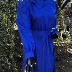Royal Blue Vintage Dress