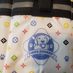 Sz MEDIUM  New Doggy Life Vest Jacket Reflective 