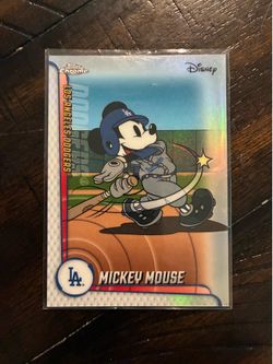Topps Chrome Baseball Mickey Mouse SSP
